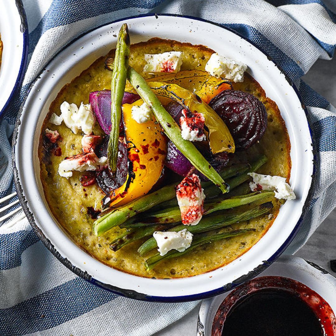 Millet cuit au four et feta